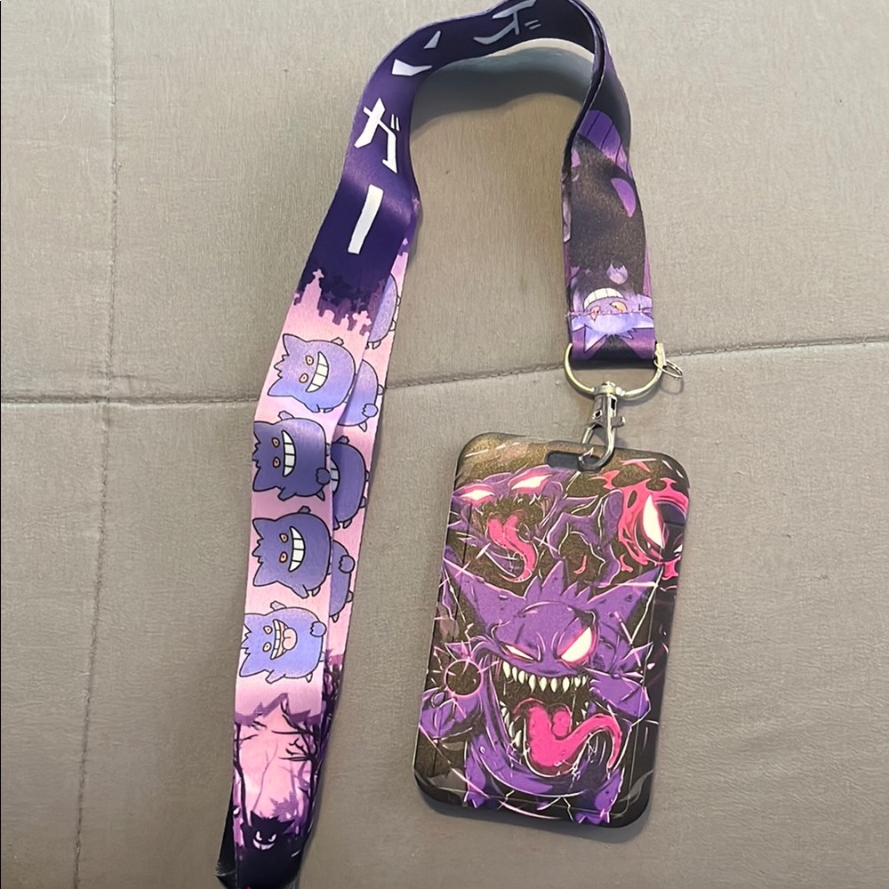 Pokémon Gengar Nintendo - Lanyard and ID card holder